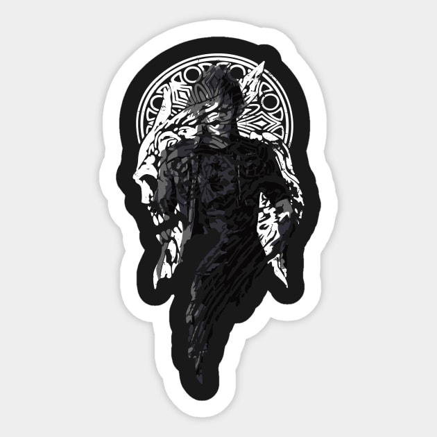 Heir to the Throne Sticker by Ruwah